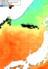 NOAA人工衛星画像:日本海, 1日合成画像(2026/06/15UTC)