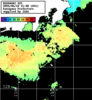 ひまわり人工衛星:神奈川県近海,00:59JST,1時間合成画像