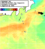 NOAA人工衛星画像:神奈川県近海, 1日合成画像(2026/06/21UTC)