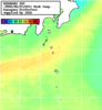 NOAA人工衛星画像:神奈川県近海, 1週間合成画像(2026/06/15～2026/06/21UTC)