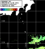 ひまわり人工衛星:神奈川県近海,23:59JST,1時間合成画像