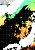 NOAA人工衛星画像:日本海, 1日合成画像(2026/06/22UTC)