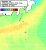 NOAA人工衛星画像:神奈川県近海, 1週間合成画像(2026/06/17～2026/06/23UTC)