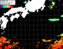 ひまわり人工衛星:黒潮域,23:59JST,1時間合成画像
