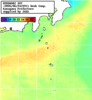NOAA人工衛星画像:神奈川県近海, 1週間合成画像(2026/06/18～2026/06/24UTC)