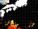 ひまわり人工衛星:黒潮域,19:59JST,1時間合成画像