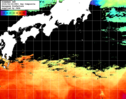 NOAA人工衛星画像:黒潮域, 1日合成画像(2026/06/24UTC)