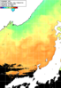 NOAA人工衛星画像:日本海, 1日合成画像(2026/06/24UTC)