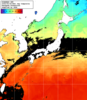 NOAA人工衛星画像:日本全域, 1日合成画像(2026/06/25UTC)