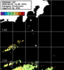 ひまわり人工衛星:神奈川県近海,23:59JST,1時間合成画像