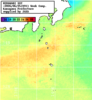 NOAA人工衛星画像:神奈川県近海, 1週間合成画像(2026/06/19～2026/06/25UTC)