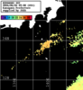ひまわり人工衛星:神奈川県近海,18:59JST,1時間合成画像