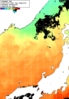 NOAA人工衛星画像:日本海, 1日合成画像(2026/06/27UTC)