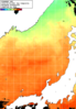 NOAA人工衛星画像:日本海, 1日合成画像(2026/06/30UTC)