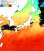 NOAA人工衛星画像:日本全域, 1日合成画像(2026/07/03UTC)