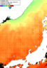 NOAA人工衛星画像:日本海, 1日合成画像(2026/07/03UTC)