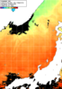 NOAA人工衛星画像:日本海, 1日合成画像(2026/07/04UTC)