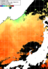 NOAA人工衛星画像:日本海, 1日合成画像(2026/07/05UTC)