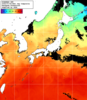 NOAA人工衛星画像:日本全域, 1日合成画像(2026/07/06UTC)