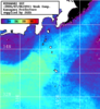 NOAA人工衛星画像:神奈川県近海, 1週間合成画像(2026/06/30～2026/07/06UTC)