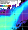 NOAA人工衛星画像:神奈川県近海, 1日合成画像(2026/07/07UTC)