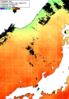 NOAA人工衛星画像:日本海, 1日合成画像(2026/07/07UTC)