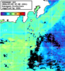 ひまわり人工衛星:神奈川県近海,16:59JST,1時間合成画像
