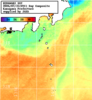 NOAA人工衛星画像:神奈川県近海, 1日合成画像(2026/07/31UTC)