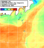NOAA人工衛星画像:神奈川県近海, 1日合成画像(2026/08/01UTC)