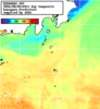 NOAA人工衛星画像:神奈川県近海, 1日合成画像(2026/08/05UTC)
