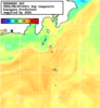 NOAA人工衛星画像:神奈川県近海, 1日合成画像(2026/08/07UTC)