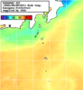 NOAA人工衛星画像:神奈川県近海, 1週間合成画像(2026/08/02～2026/08/08UTC)