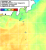 NOAA人工衛星画像:神奈川県近海, 1日合成画像(2026/08/09UTC)