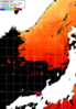 ひまわり人工衛星:日本海,05:59JST,1時間合成画像