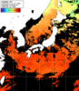 ひまわり人工衛星:日本全域,19:59JST,1時間合成画像
