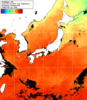NOAA人工衛星画像:日本全域, 1日合成画像(2026/08/12UTC)