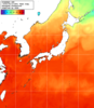 NOAA人工衛星画像:日本全域, 1週間合成画像(2026/08/06～2026/08/12UTC)