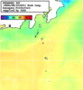 NOAA人工衛星画像:神奈川県近海, 1週間合成画像(2026/08/06～2026/08/12UTC)