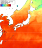NOAA人工衛星画像:日本全域, 1週間合成画像(2026/08/07～2026/08/13UTC)