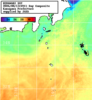 NOAA人工衛星画像:神奈川県近海, 1日合成画像(2026/08/13UTC)