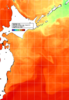 NOAA人工衛星画像:親潮域, 1日合成画像(2026/08/13UTC)