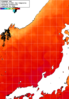 NOAA人工衛星画像:日本海, 1日合成画像(2026/08/13UTC)