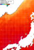 NOAA人工衛星画像:日本海, 1週間合成画像(2026/08/07～2026/08/13UTC)