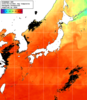 NOAA人工衛星画像:日本全域, 1日合成画像(2026/08/14UTC)