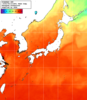 NOAA人工衛星画像:日本全域, 1週間合成画像(2026/08/08～2026/08/14UTC)