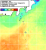 NOAA人工衛星画像:神奈川県近海, 1日合成画像(2026/08/14UTC)