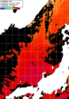 ひまわり人工衛星:日本海,19:59JST,1時間合成画像