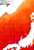 NOAA人工衛星画像:日本海, 1週間合成画像(2026/08/08～2026/08/14UTC)
