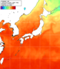 NOAA人工衛星画像:日本全域, 1週間合成画像(2026/08/09～2026/08/15UTC)