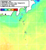 NOAA人工衛星画像:神奈川県近海, 1日合成画像(2026/08/15UTC)